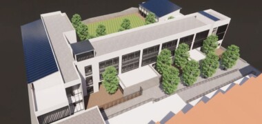 Futur edifici de l'institut Narcisa Freixas. Font: Educació via X