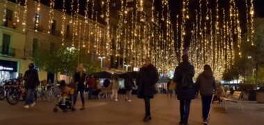Foto portada: les llums de Nadal al Passeig de la plaça Major. Autor: David Chao.