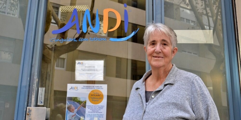 Dolors Pallàs, presidenta d'Andi Down