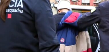 Foto portada: un dels detinguts pels Mossos d'Esquadra. Autor: cedida.