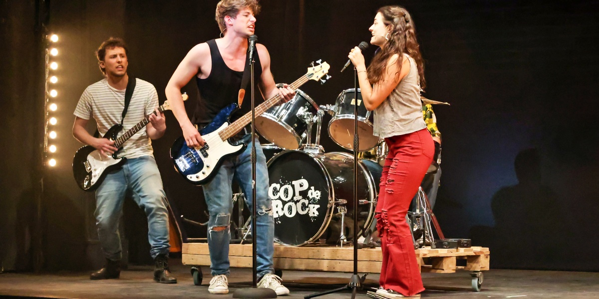 Estrena de 'Cop de rock' al Teatre Sant Vicenç, el 24 de febrer de 2024. Autora: Alba Garcia.
