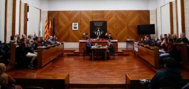 Foto portada: una votació al ple municipal. Autor: David Jiménez.