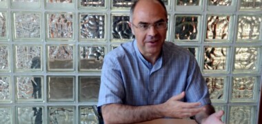 Foto portada: Xavier Guerrero, l'any 2017, en una entrevista. Autor: David B.