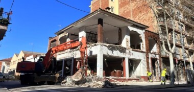 Desallotjament i enderroc de l'Obrera, dimecres 13 de març al matí. Autor: Jordi M.