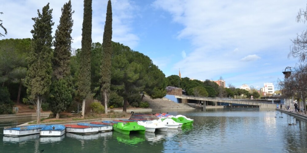 El llac del parc de Catalunya, el 27 de març de 2024. Autor: J.d.A.