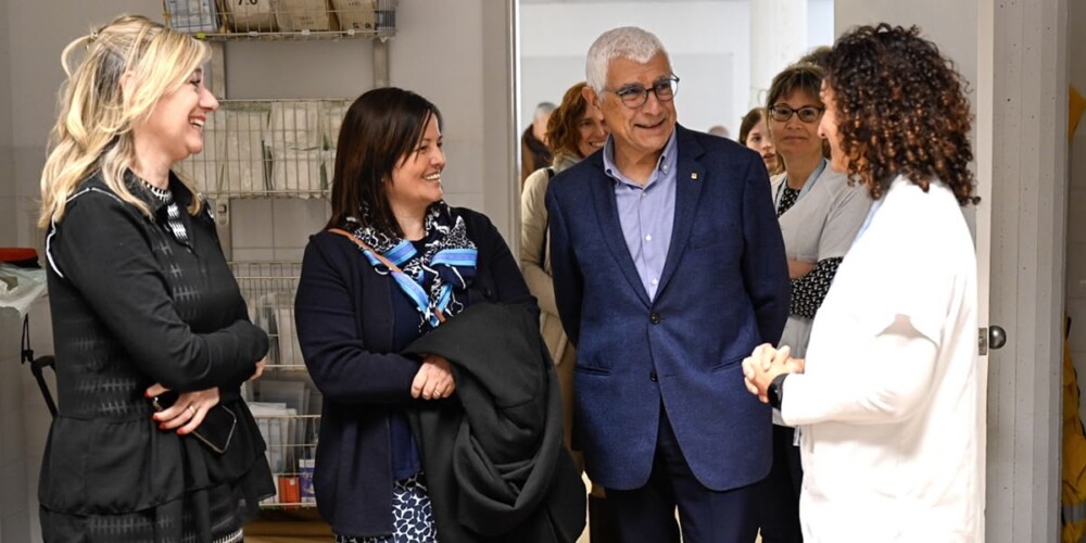 El conseller de Salut durant la seva visita institucional al CAP Flix. Autor: Departament de Salut.