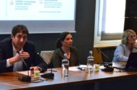 Lluís Jordan, Eulàlia Vives i Núria Aymerich, a la Cambra. Autor: Jordi M