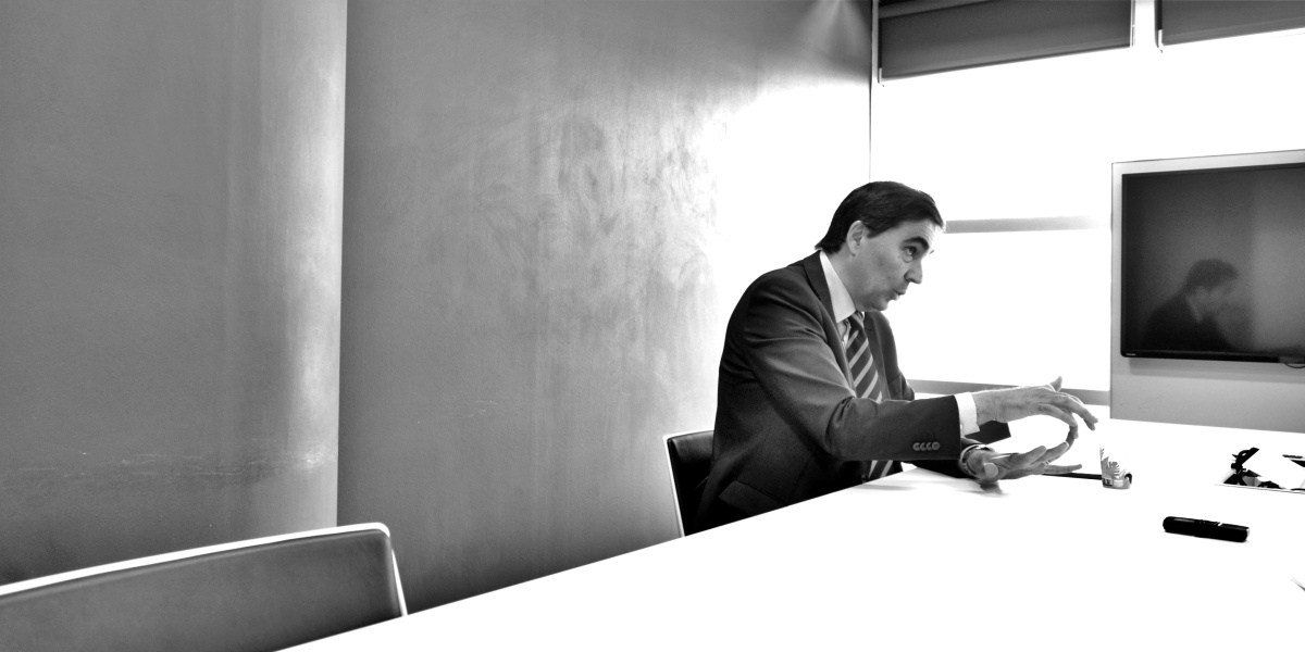 El conseller delegat d'IDP i president d'Aigües Sabadell, l'empresari sabadellenc Enric Blasco. Autor: J.d.A.