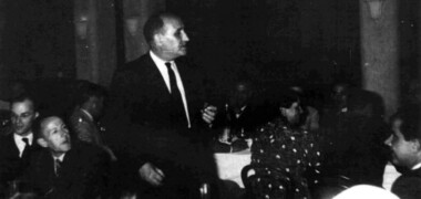 Sallarés, discursejant, a la dècada dels 50.