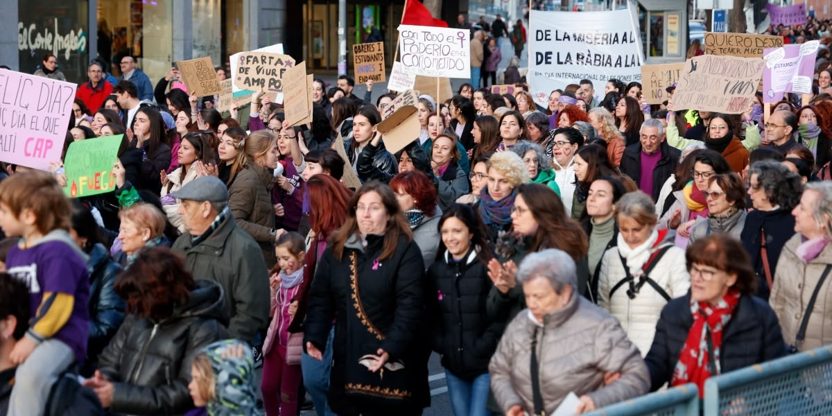 Manifestació del 8 de març, l'any 2024. Autor: David Jiménez.