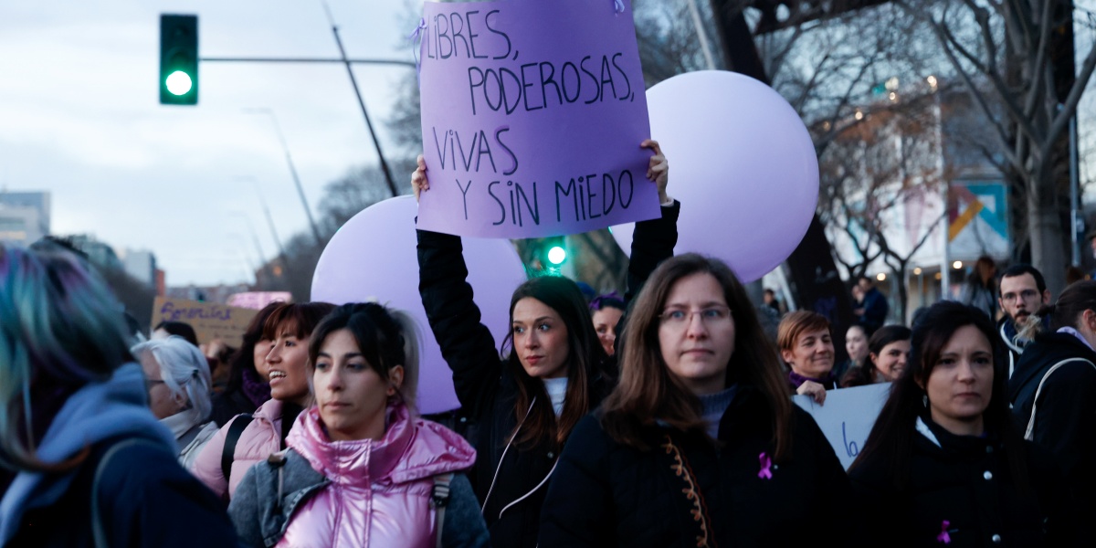 Manifestació del 8 de març, l'any 2024. Autor: David Jiménez.