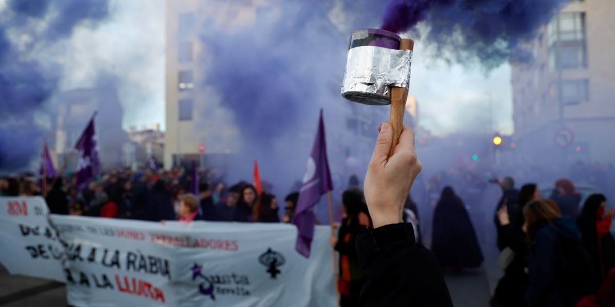 Manifestació del 8 de març, l'any 2024. Autor: David Jiménez.