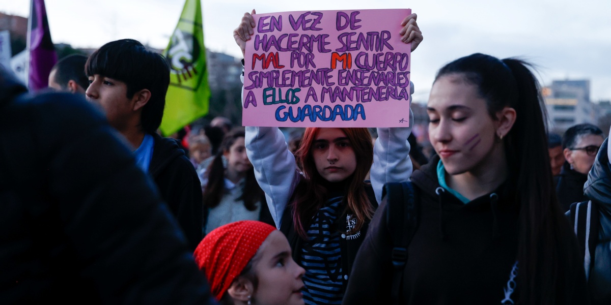 Manifestació del 8 de març, l'any 2024. Autor: David Jiménez.