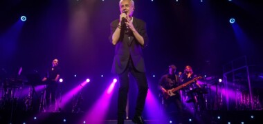 Sergio Dalma, en el concert de l'Auditori del Fòrum el 3 de març de 2024. Autor: ACN.