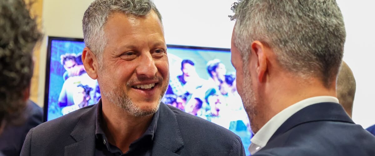Adam Rothstein, màxim accionista del CE Sabadell, a la Cambra. Autora: Alba Garcia
