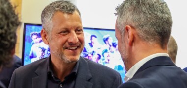 Adam Rothstein, màxim accionista del CE Sabadell, a la Cambra. Autora: Alba Garcia