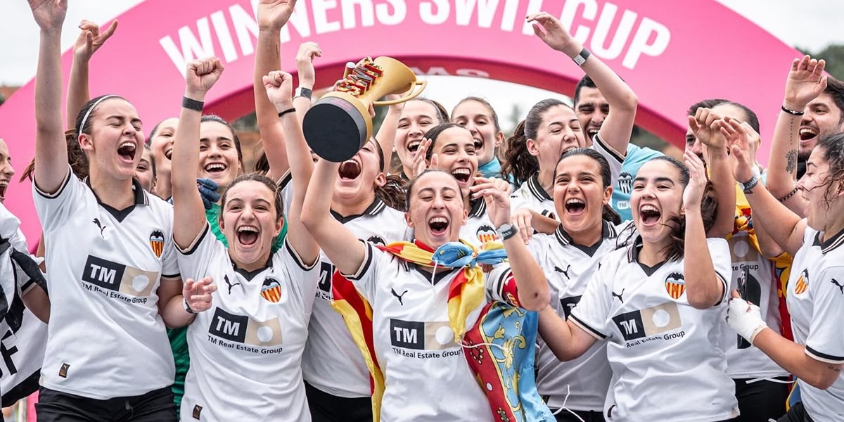 Les jugadores del València, campiones de la sub-19. Autor: @switsport.es via Instagram.