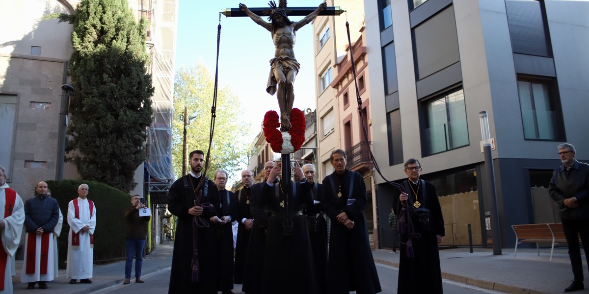 El Via Crucis del Centre, l'any passat. Autora: Alba Garcia. 