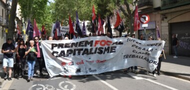Foto portada: manifestació anticapitalista del Primer de maig, l'any passat. Autor: J.d.A.