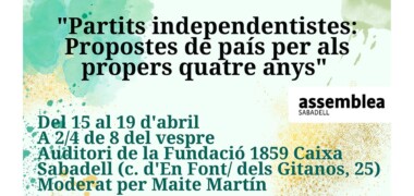 Cicle debats ANC