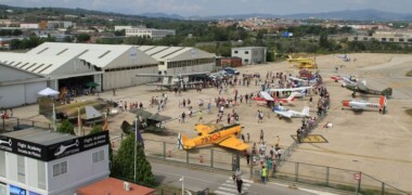 Foto portada: portes obertes a l'Aeroport de Sabadell, en una imatge d'arxiu. Autor: cedida.