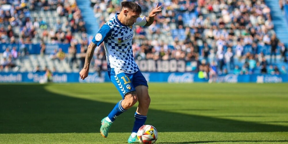 Astals, durant el Sabadell - Cornellà. Autora: Dihor.