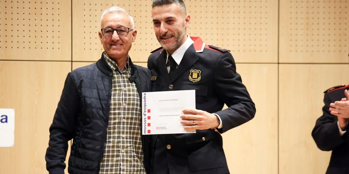 Foto portada: un dels guardonats, durant el Dia de les Esquadres a Fira Sabadell. Autora: Dihor.