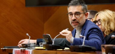 El portaveu d'ERC, Gabriel Fernàndez, al ple d'abril de 2024. Autor: David Jiménez.