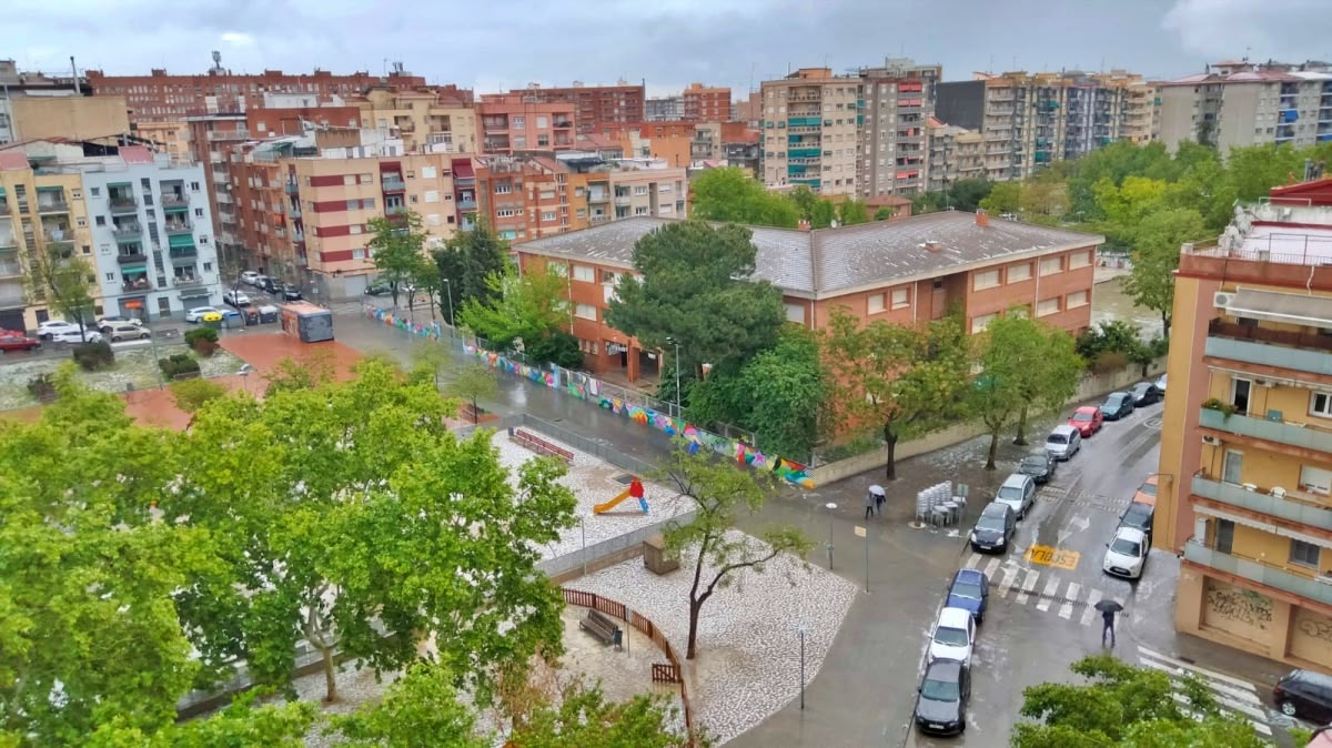 La plaça de la Llibertat, a la Concòrdia. Autor: J.A.