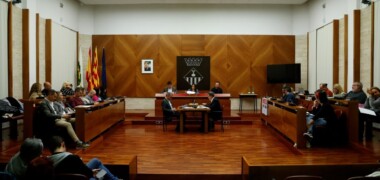 Foto portada: la sala de plens, durant la sessió. Autor: David Jiiménez.