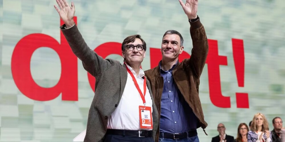 Salvador Illa Pedro Sánchez