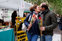Sant Jordi, dia de petons. Autor: D.J.