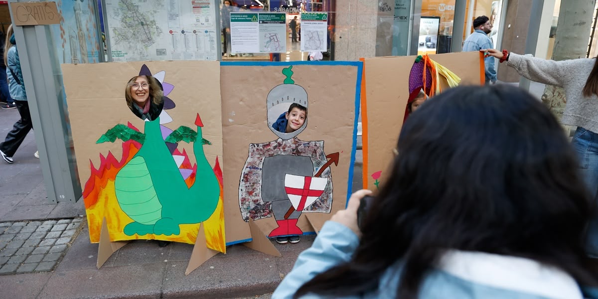 Una de les parades a la Rambla. Autor: David Jiménez.