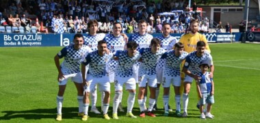 Alineació del Sabadell a Pamplona. Foto CES