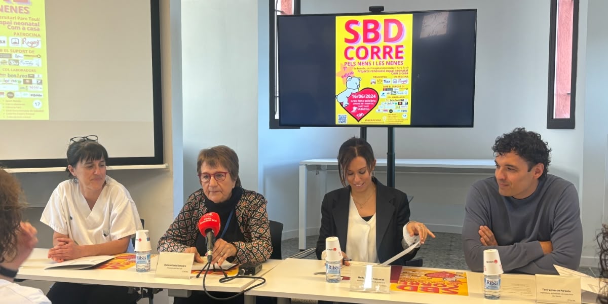 Roda de Premsa "SBD corre pels nens i les nenes"