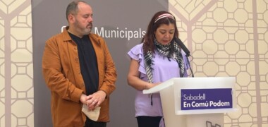 Roda de premsa, Sabadell En Comú Podem