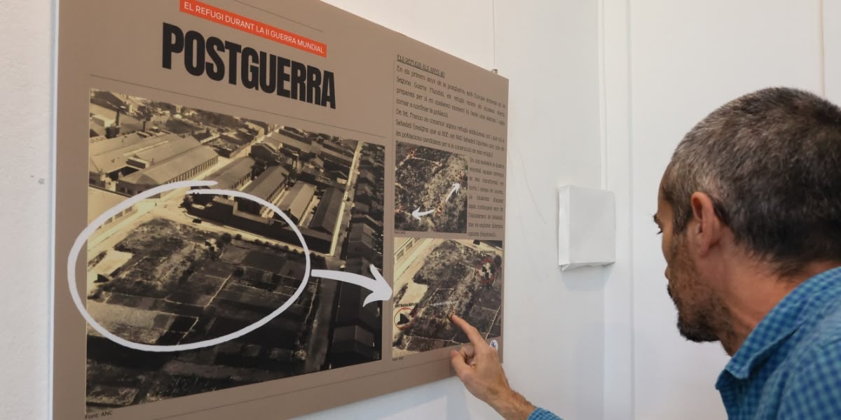 David Martín a la Exposició 'Recuperem el Refugi