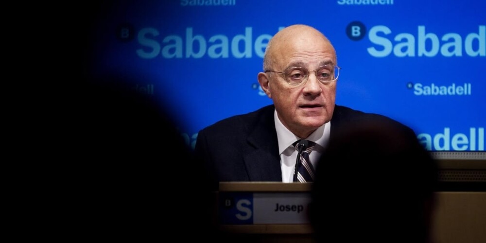 Els beneficis del Banc Sabadell es van disparar l'any 2024. A la foto, el president del BS, Josep Oliu.