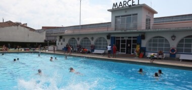 Foto portada: la piscina municipal de Can Marcet, l'any 2022. Autor. J.d.A.