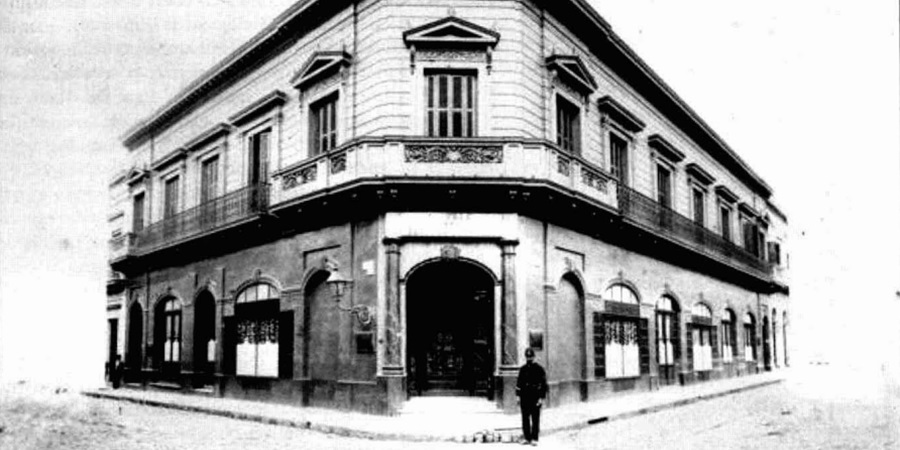 Sucursal del Banc de Sabadell a Buenos Aires (Argentina), a finals del segle XIX.