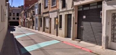 Foto portada: els carrers afectats per l'urbanisme tàctic. Autor: J.d.A.