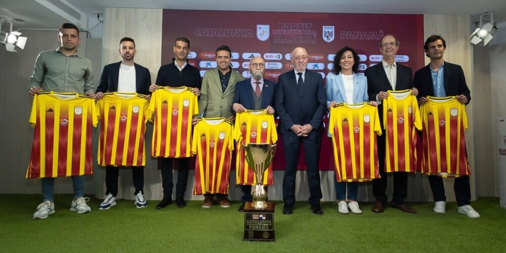 Presentació del Catalunya-Panamà. Autor: FCF