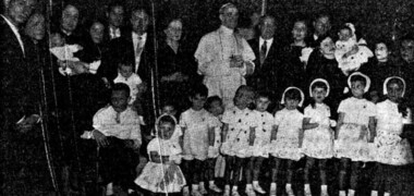 La família Marcet, al Vaticà.