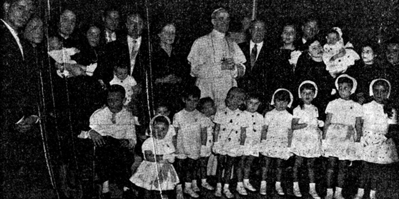 La família Marcet al Vaticà (1957)