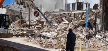 Demolició total de l'Obrera, el 2 de maig de 2024. Autor: A.Santamaría.