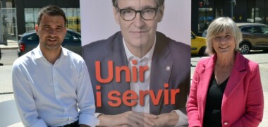 Foto portada: els diputats i candidats Pol Gibert i Eva Candela. Autor: J.d.A.