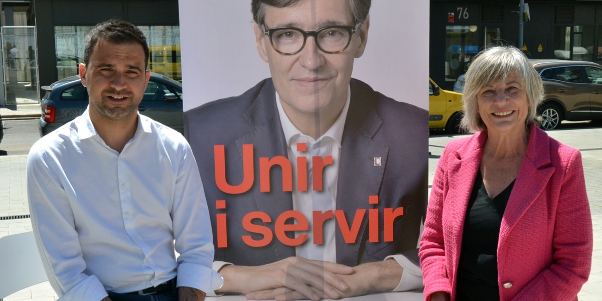 Foto portada: els diputats i candidats Pol Gibert i Eva Candela. Autor: J.d.A.