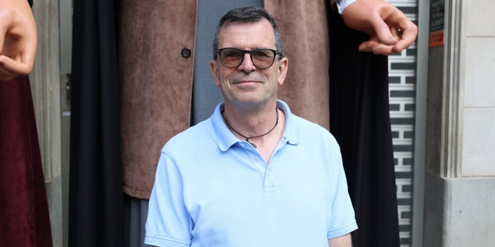 Francesc Manaut, president de la federació Sabadell Cultura i de Sabadell Sardanista. Autora: Alba Garcia