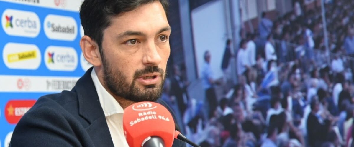 Foto portada: el nou director esportiu del CE Sabadell, Lucas Viale. Autor: CE Sabadell via X.