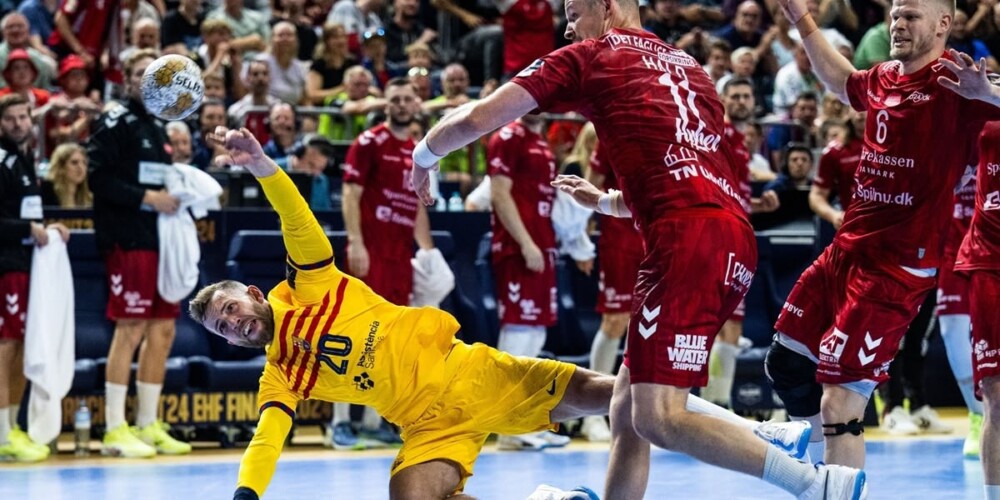 Foto portada: l'extrem del Barça d'handbol a la final de la Champions 2023-2024. Autor: FCBarcelona handbol via X.